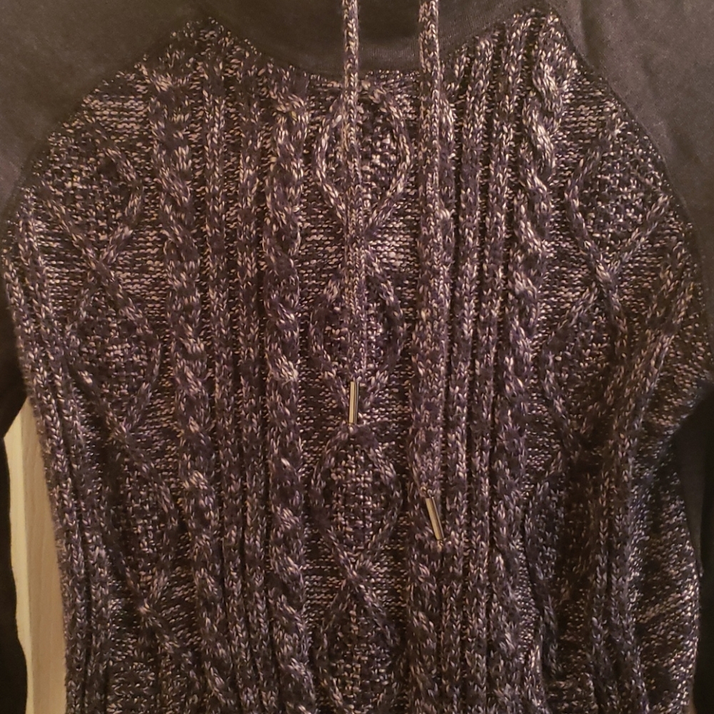 Garage Gray Drawstring Hoodie Size XS - Picture 3 of 8